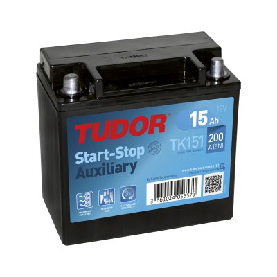 Backup-battery TK151 TUDOR EXIDE START-STOP AUXILIA 15Ah 200A(EN) in the group  /  at TH Pettersson AB (32-TK151)
