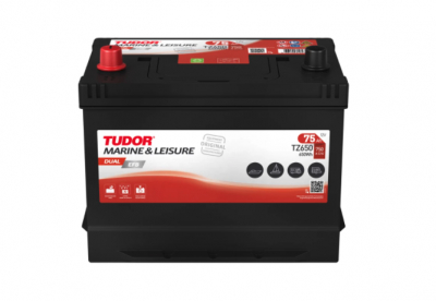 Leisure Battery TZ650 TUDOR EXIDE DUAL 75Ah 650Wh 750A(EN)  in the group MARINE & HOBBY / CONSUMPTION BATTERIES at TH Pettersson AB (32-TZ650)