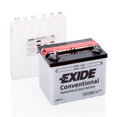 Motorcycle battery 4935 EXIDE MC U1R-11 30Ah 300A(EN) in the group CAR & MC / MC BATTERIES at TH Pettersson AB (32-U1R-11)