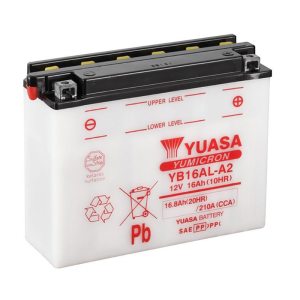 Motorcycle battery YUASA YB16AL-A2 16Ah