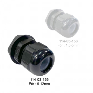 Cable gland PG16 IP67, 6-12mm