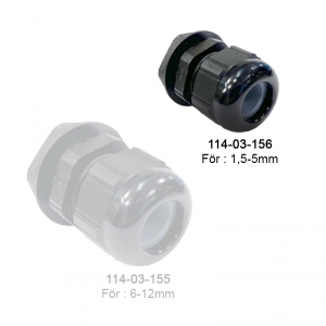 Cable gland PG16 IP67, 1,5-5mm