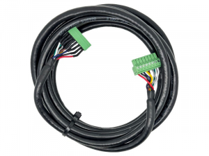 Cable with angled contact to inductive sensor