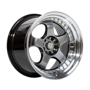 59 North Wheels D-002 10,5x18 5x100/108 ET15 CB 73,1 Hyperblack/Polished Lip (Chrome Rivets)