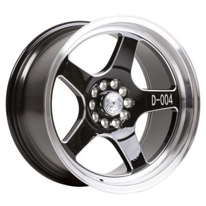 59 North Wheels D-004 9,5x18 5x114/5x120 ET20 CB 73,1 Gloss Black Champer/Polished Lip