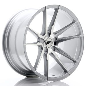 Japan Racing JR21 20x11 ET30-50 5H Undrilled Silver Machined Face