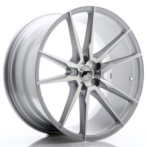 Japan Racing JR21 21x10 ET15-48 5H Undrilled Silver Machined Face