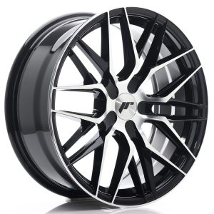 Japan Racing JR28 18x7,5 ET20-40 Undrilled Gloss Black Machined Face