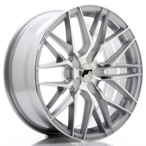 Japan Racing JR28 18x7,5 ET20-40 Undrilled Silver Machined Face