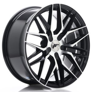 Japan Racing JR28 18x8,5 ET20-40 5H Undrilled Gloss Black Machined Face