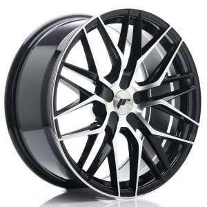Japan Racing JR28 19x8,5 ET20-40 5H Undrilled Gloss Black Machined Face