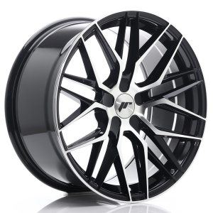 Japan Racing JR28 19x9,5 ET20-40 5H Undrilled Gloss Black Machined Face