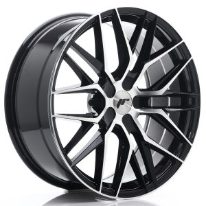 Japan Racing JR28 20x8,5 ET20-40 5H Undrilled Gloss Black Machined Face