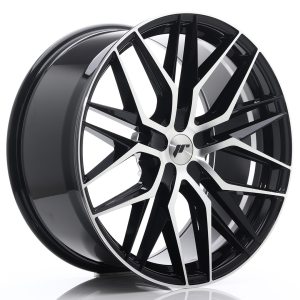 Japan Racing JR28 22x10,5 ET15-50 5H Undrilled Gloss Black Machined Face
