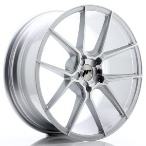 Japan Racing JR30 20x8,5 ET20-40 5H Undrilled Silver Machined Face