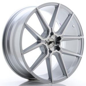 Japan Racing JR30 21x9 ET20-40 5H Undrilled Silver Machined Face