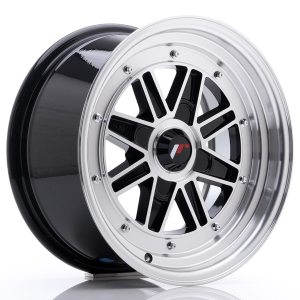 Japan Racing JR31 15x7.5 ET20 4H Undrilled Gloss Black Machined Face