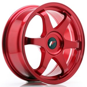 Japan Racing JR3 17x7 ET20-42 Undrilled Platinum Red
