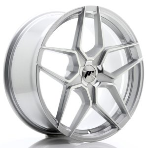Japan Racing JR34 19x8,5 ET20-40 5H Undrilled Silver Machined Face