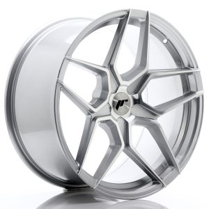 Japan Racing JR34 20x10 ET20-40 5H Undrilled Silver Machined Face