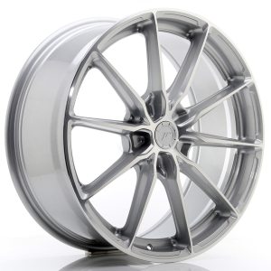 Japan Racing JR37 20x8,5 ET20-45 5H Undrilled Silver Machined Face