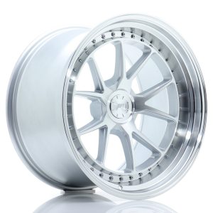 Japan Racing JR39 19x11 ET0-25 5H Undrilled Silver Machined Face