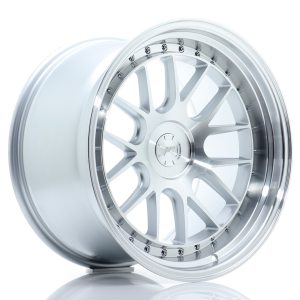 Japan Racing JR40 19x11 ET15-22 5H Undrilled Silver Machined Face