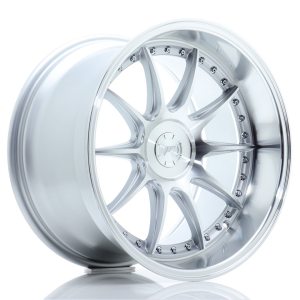 Japan Racing JR41 18x10,5 ET15-25 5H Undrilled Silver Machined Face