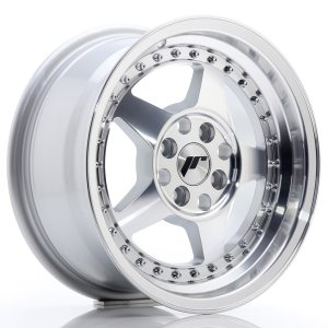 Japan Racing JR6 15x7 ET25 4x100/108 Silver Machined Face