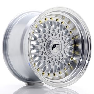 Japan Racing JR9 15x9 ET10 Undrilled Silver w/Machined Lip