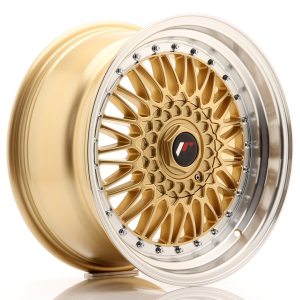 Japan Racing JR9 17x8,5 ET20-35 Undrilled Gold w/Machined Lip