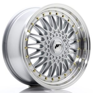 Japan Racing JR9 18x8 ET35-40 Undrilled Silver w/Machined Lip