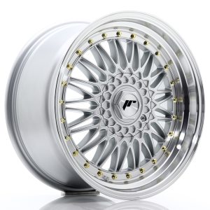 Japan Racing JR9 18x9 ET20-40 Undrilled Silver w/Machined Lip