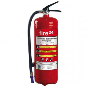 Fire extinguisher 6kg Powder for home, car, boat, garage, depot
