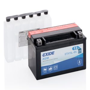 Motorcycle battery 4991 EXIDE MC ETX15L-BS 13Ah 210A(EN)