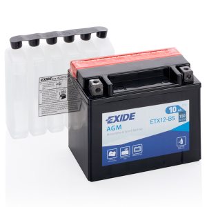 Motorcycle battery 4596 EXIDE MC ETX12-BS 10Ah 150A(EN)