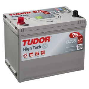 Starting Battery TA755 TUDOR EXIDE HIGH-TECH 75Ah 630A(EN)