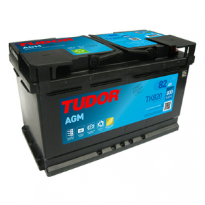 Starting Battery TK820 TUDOR EXIDE START-STOP AGM 82Ah 800A(EN)