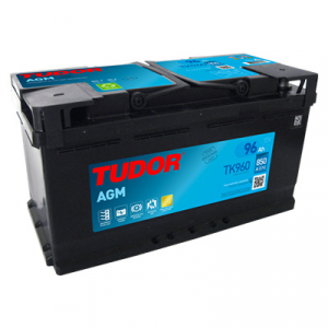 Starting Battery TK960 TUDOR EXIDE START-STOP AGM 96Ah 850A(EN)