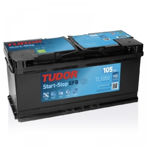 Starting Battery TL1050 TUDOR EXIDE START-STOP EFB 105Ah 950A(EN)