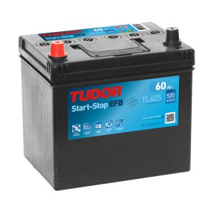 Starting Battery TL605 TUDOR EXIDE START-STOP EFB 60Ah 520A(EN)