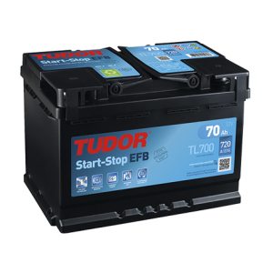 Starting Battery TL700 TUDOR EXIDE START-STOP EFB 70Ah 720A(EN)