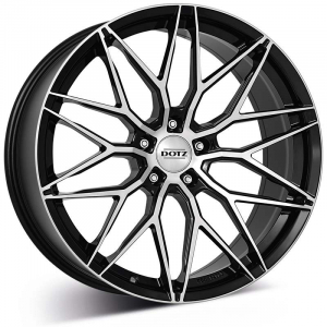 Rim Package 2+2st Dotz Suzuka Dark Black Polished 9x20 5x120 ET35 + 10x20 5x120 ET40