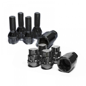 Locking Bolt 14x1,50 Cone L28mm BLACK