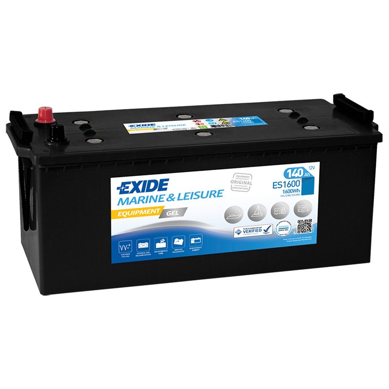 Leisure Battery Es1600 Exide Equipment Gel 140ah 1600wh 900a En