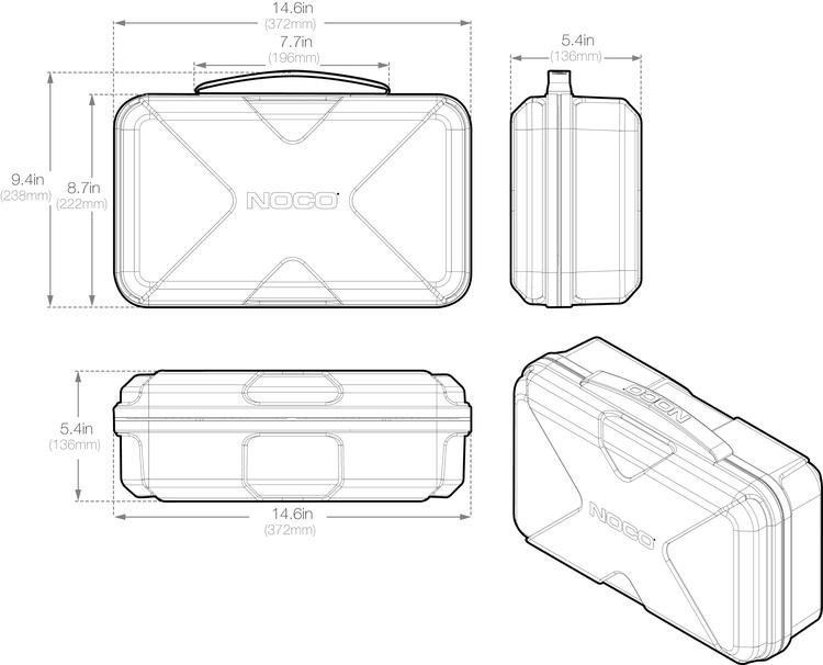 Noco storage bag for GB150