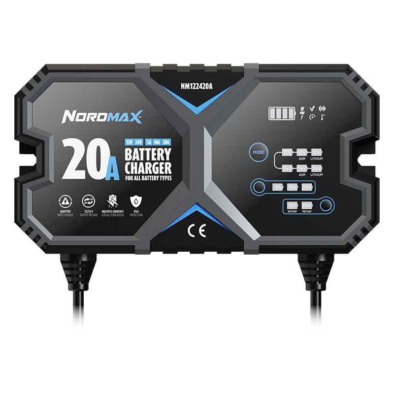 Adaptive Battery Chager 12V/24V 20A NORDMAX NM122420A
