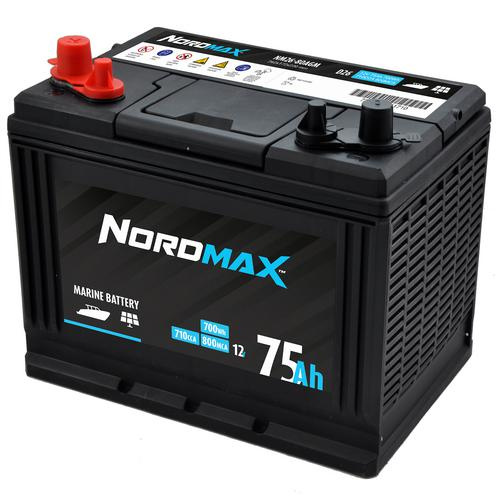 Battery Nordmax DUAL AGM 12V 75Ah 750A(EN)
