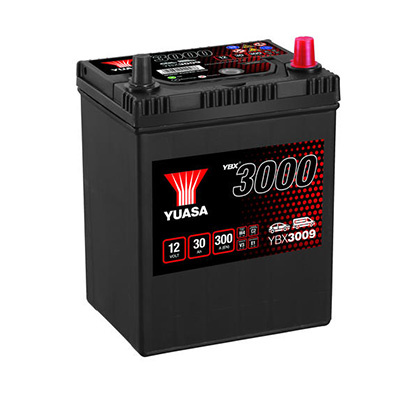 Starting Battery Yuasa YBX3009 12V 30Ah 300A(EN)