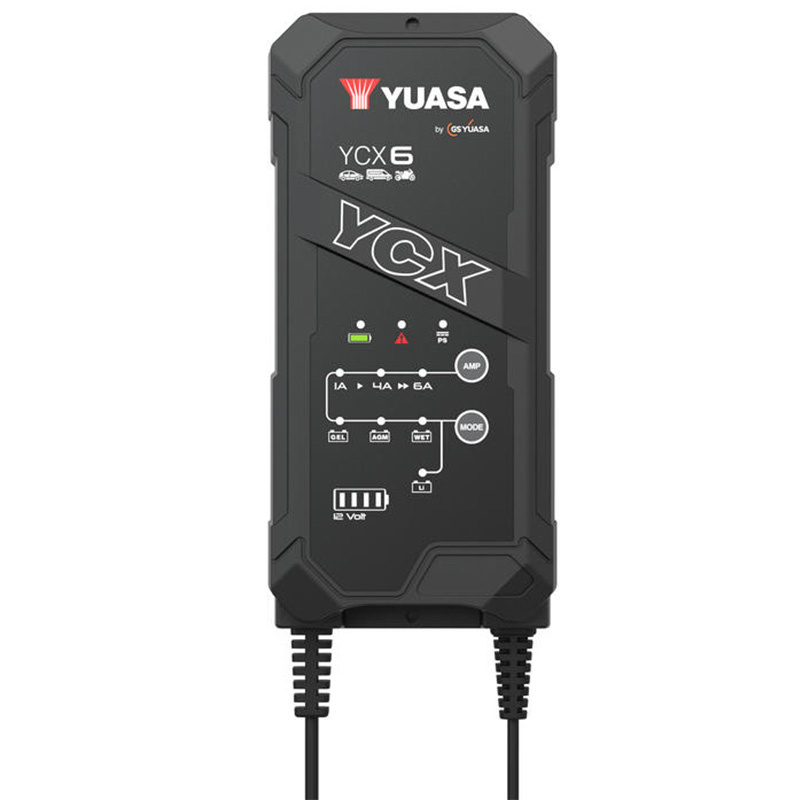Battery Charger Yuasa YCX6 - Smart Charger 12V 6A